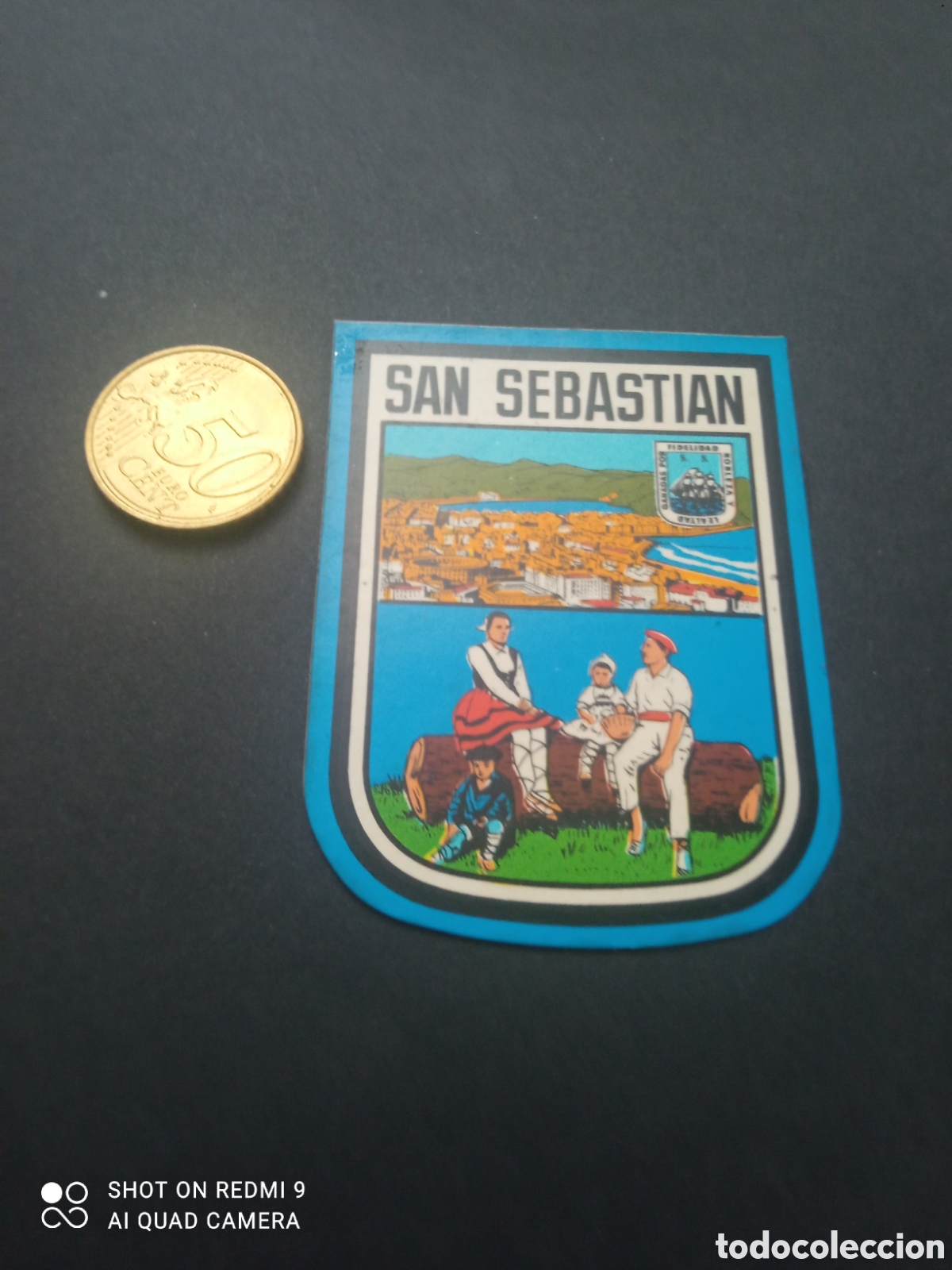 Pegatinas de colecci&oacute;n: San Sebasti&aacute;n PEGATINAS A&Ntilde;OS 80S