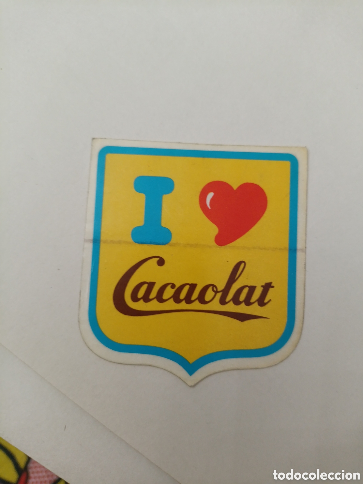 Pegatinas de colecci&oacute;n: I &hearts;️ CACAOLAT [ PEGATINA A&Ntilde;OS 80 ]