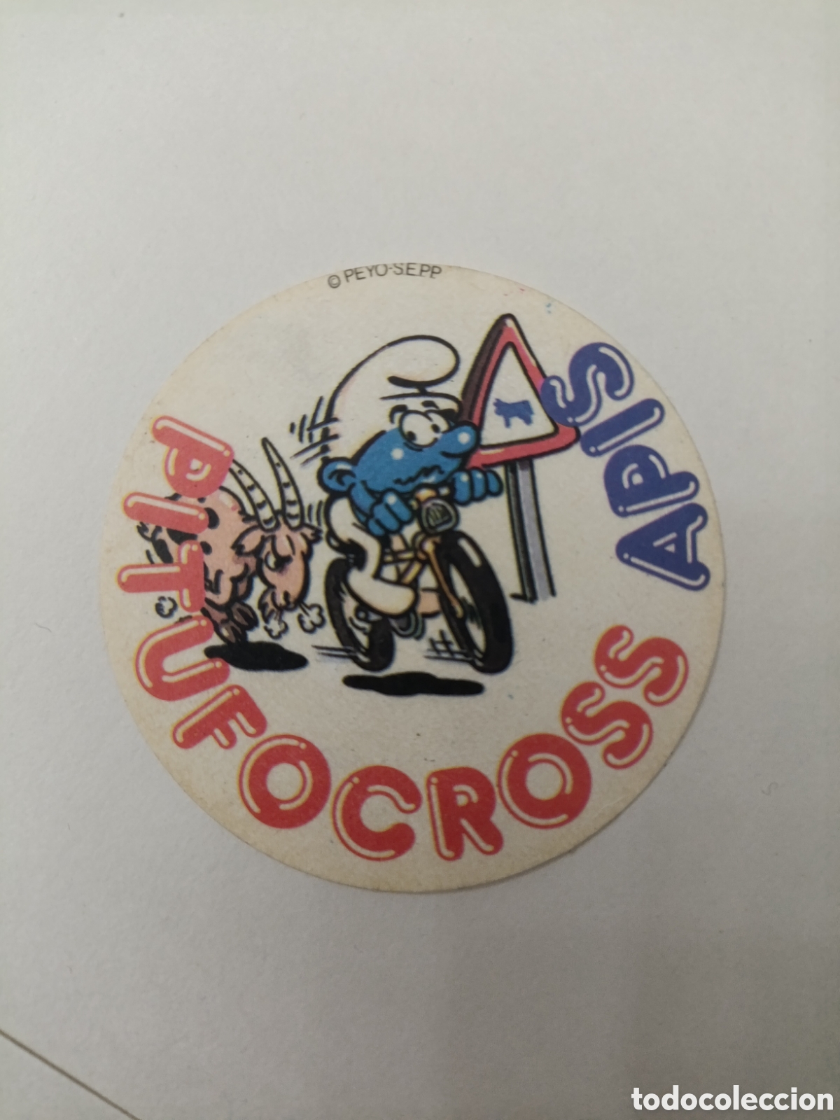 Pegatinas de colecci&oacute;n: PITUFOS APIS [ PEGATINA A&Ntilde;OS 80 ]