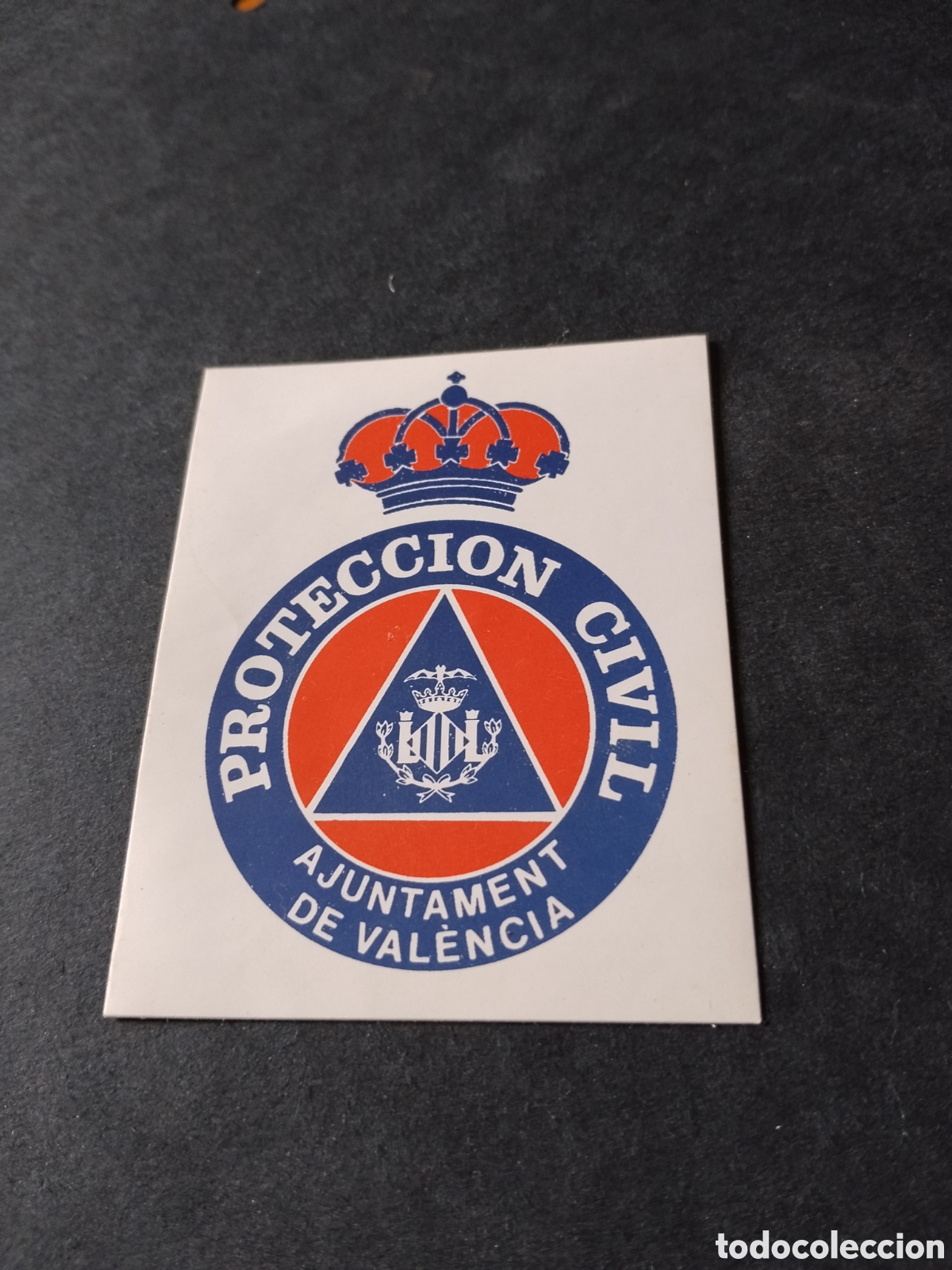 Pegatinas de colecci&oacute;n: Pegatina protecci&oacute;n civil ajuntament de Valencia
