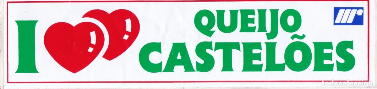 Pegatinas de colecci&oacute;n: PEGATINA QUEIJO CASTELOES (PORTUGAL) - ALIMENTACION. QUESO