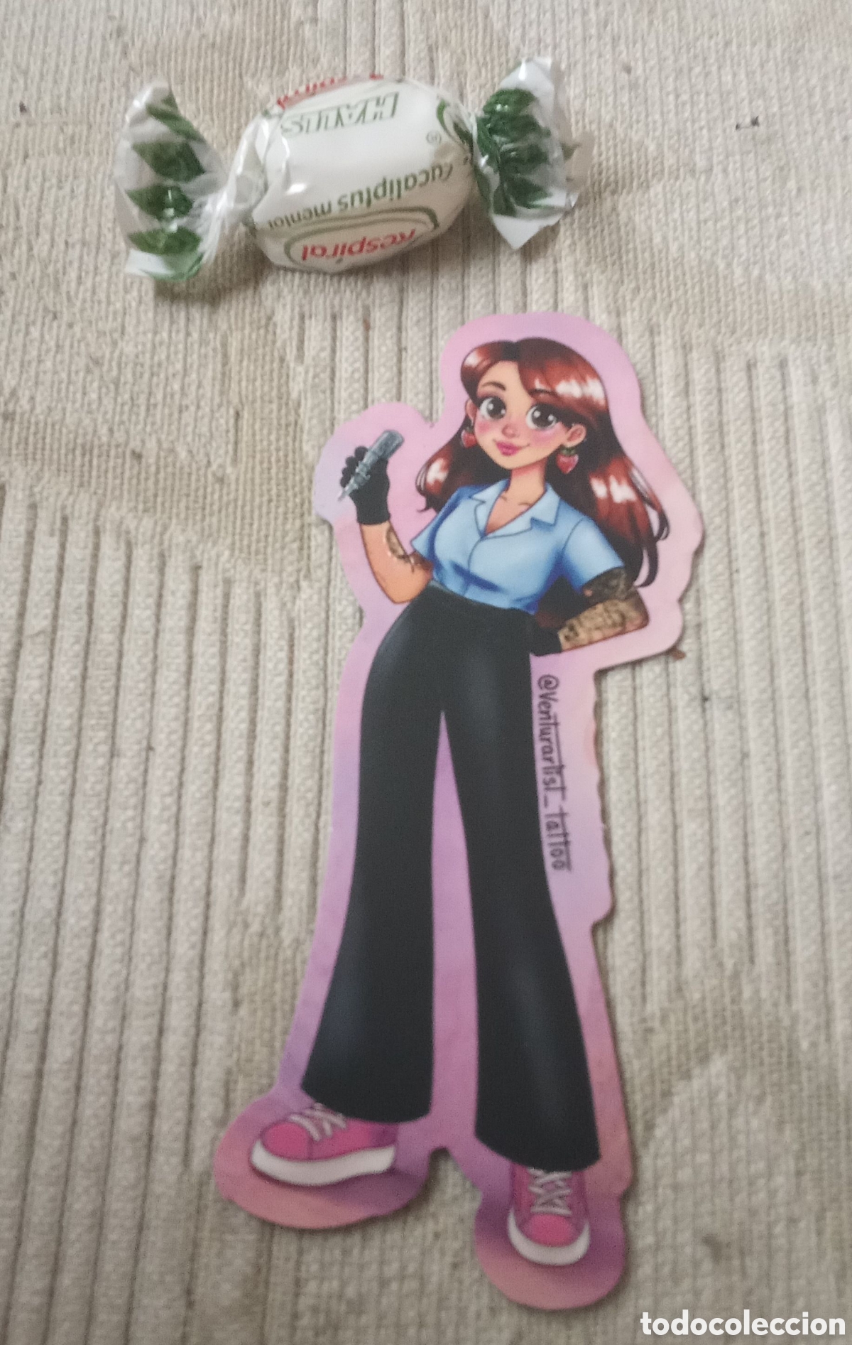 Pegatinas de colecci&oacute;n: PEGATINA DURA DE TATTUAJES ZARAGOZA