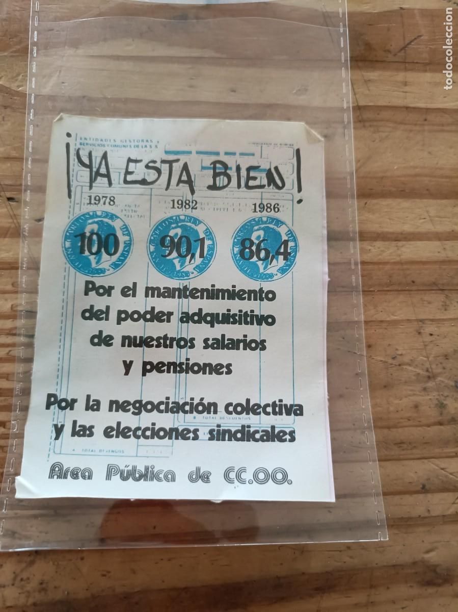 Collection stickers: PEGATINA - ADHESIVO - POLITICA - A&Ntilde;OS 80. DESPEGADA