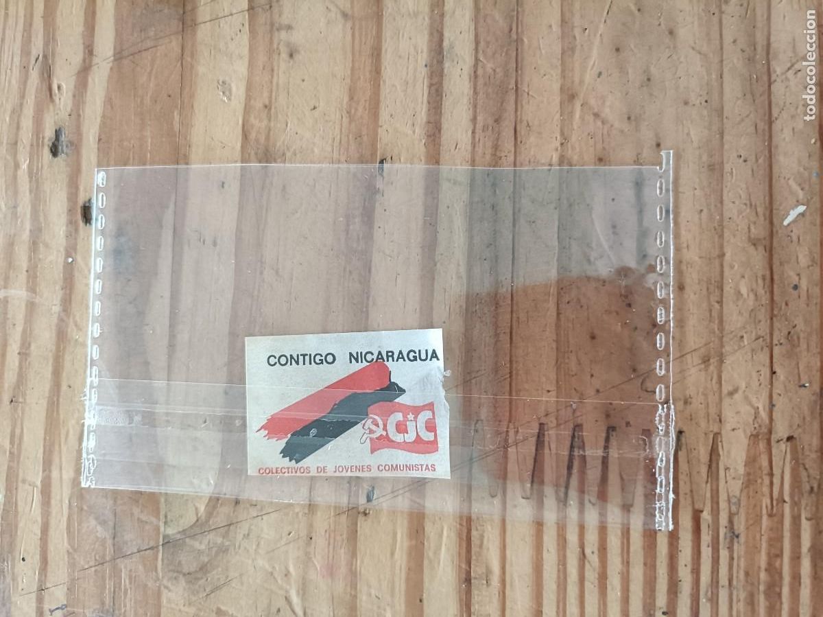 Collection stickers: PEGATINA - ADHESIVO - POLITICA - A&Ntilde;OS 80. DESPEGADA