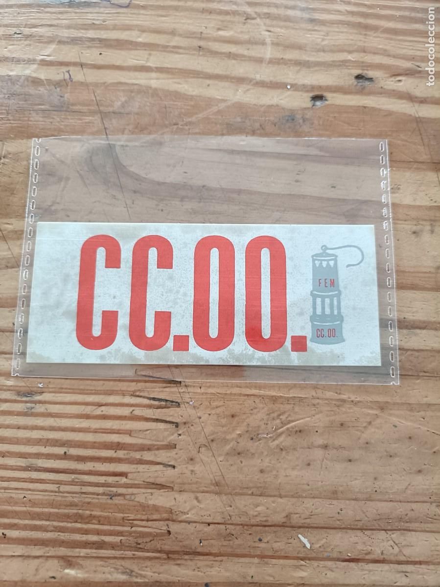 Collection stickers: PEGATINA - ADHESIVO - POLITICA - A&Ntilde;OS 80. DESPEGADA
