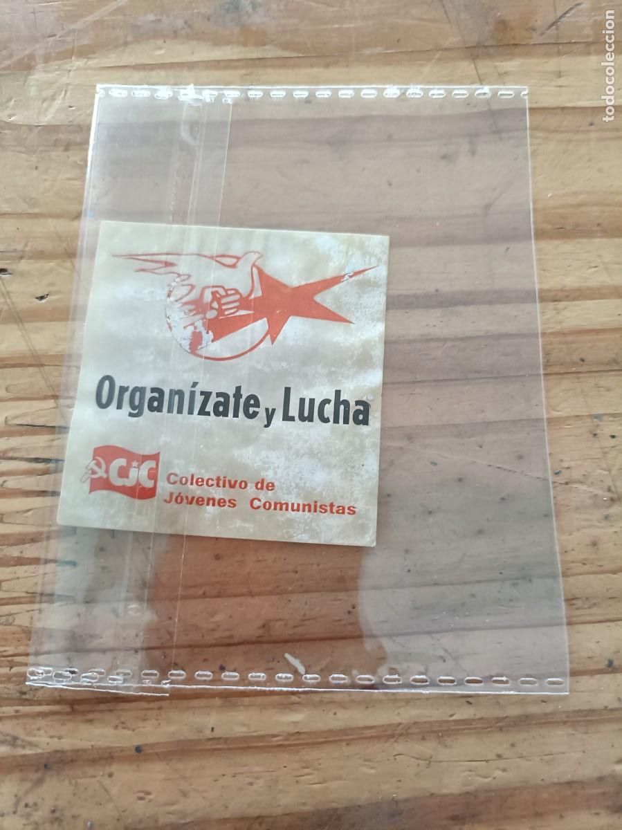 Collection stickers: PEGATINA - ADHESIVO - POLITICA - A&Ntilde;OS 80. DESPEGADA