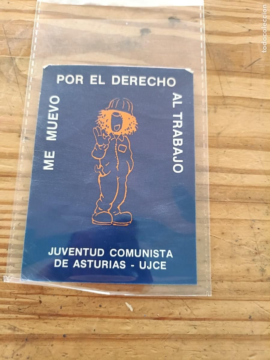 Collection stickers: PEGATINA - ADHESIVO - POLITICA - A&Ntilde;OS 80. DESPEGADA