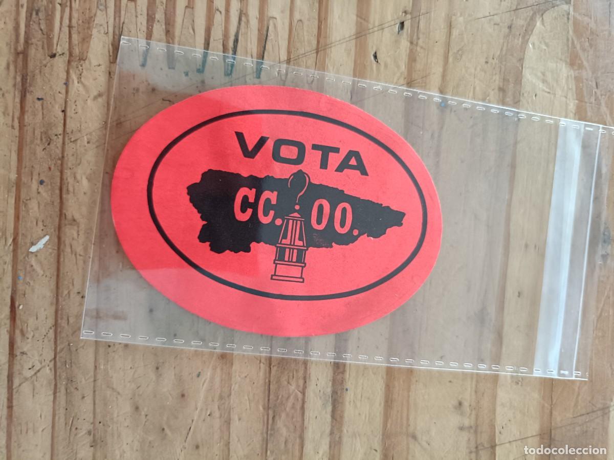 Pegatinas de colecci&oacute;n: PEGATINA - ADHESIVO - POLITICA - A&Ntilde;OS 80. DESPEGADA