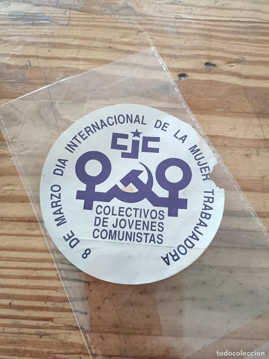 Pegatinas de colecci&oacute;n: PEGATINA - ADHESIVO - POLITICA - A&Ntilde;OS 80. DESPEGADA