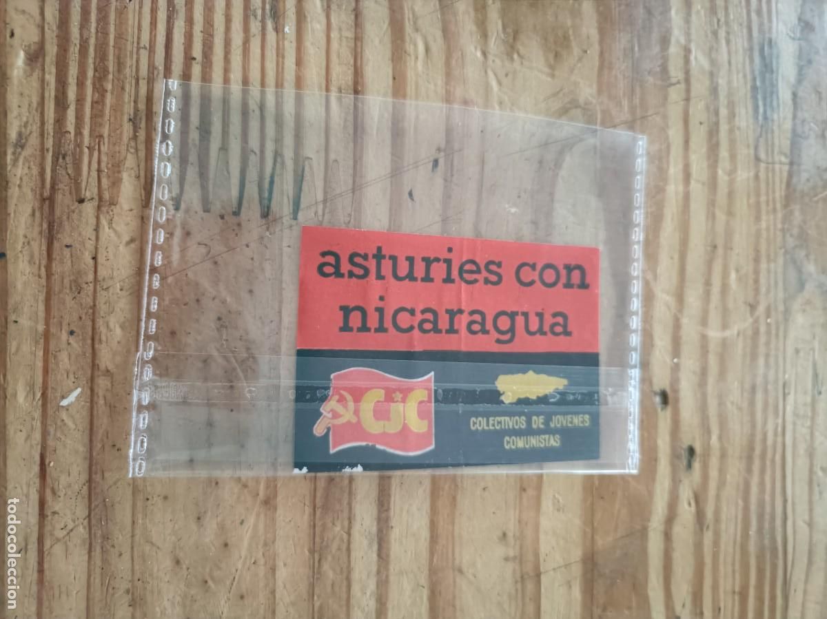 Pegatinas de colecci&oacute;n: PEGATINA - ADHESIVO - POLITICA - A&Ntilde;OS 80. DESPEGADA