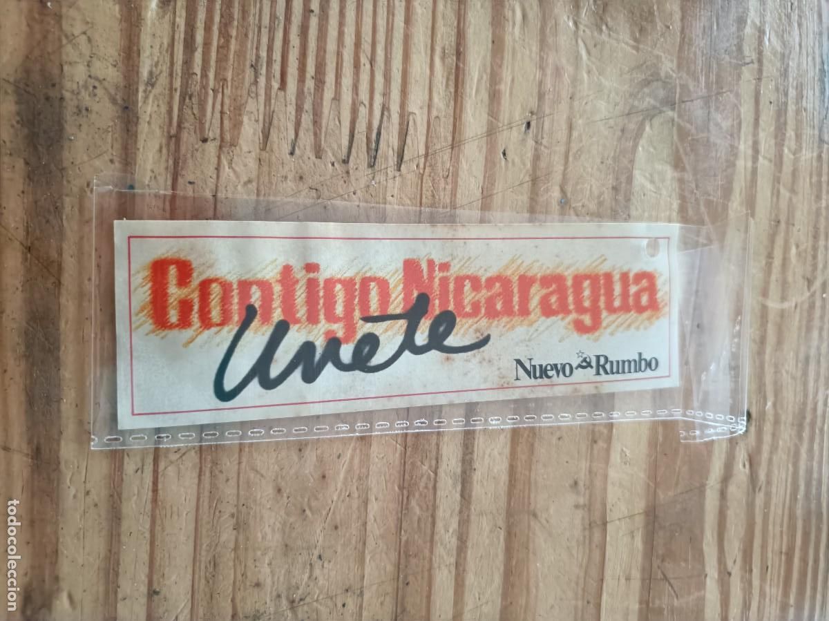 Pegatinas de colecci&oacute;n: PEGATINA - ADHESIVO - POLITICA - A&Ntilde;OS 80. DESPEGADA