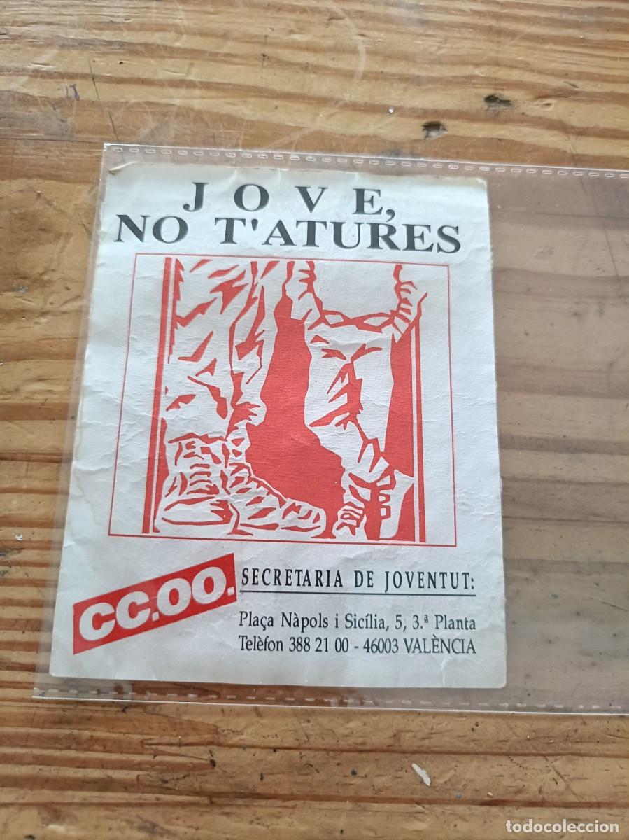 Pegatinas de colecci&oacute;n: PEGATINA - ADHESIVO - POLITICA - A&Ntilde;OS 80. DESPEGADA
