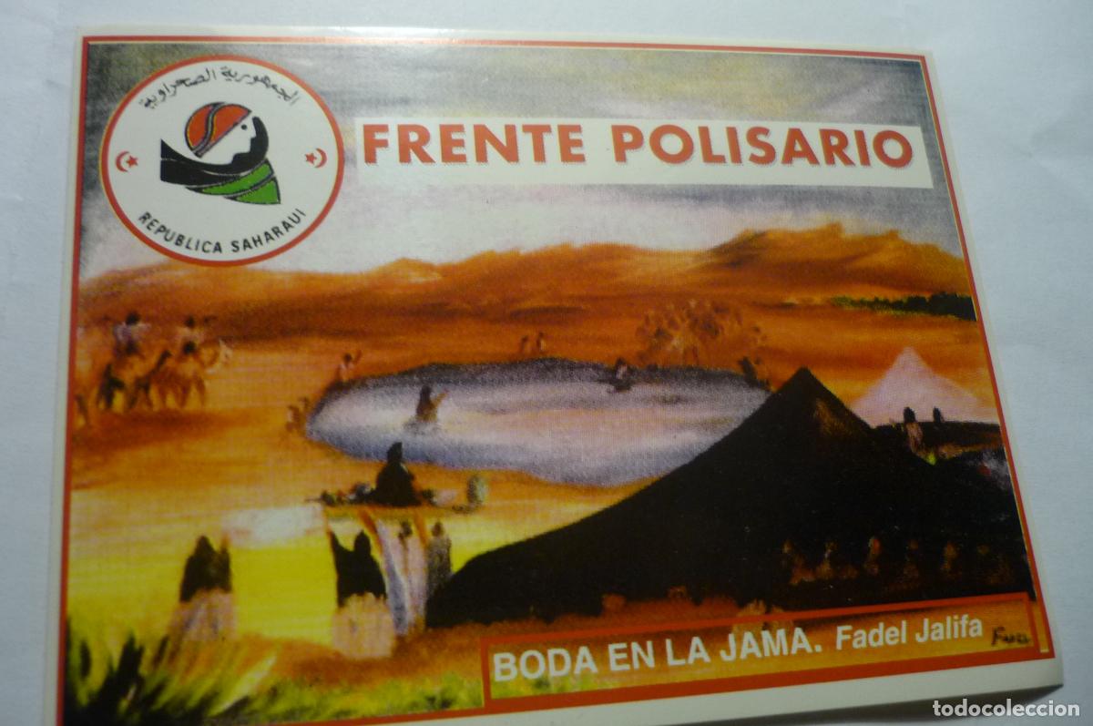 Pegatinas de colecci&oacute;n: pegatina frente polisario