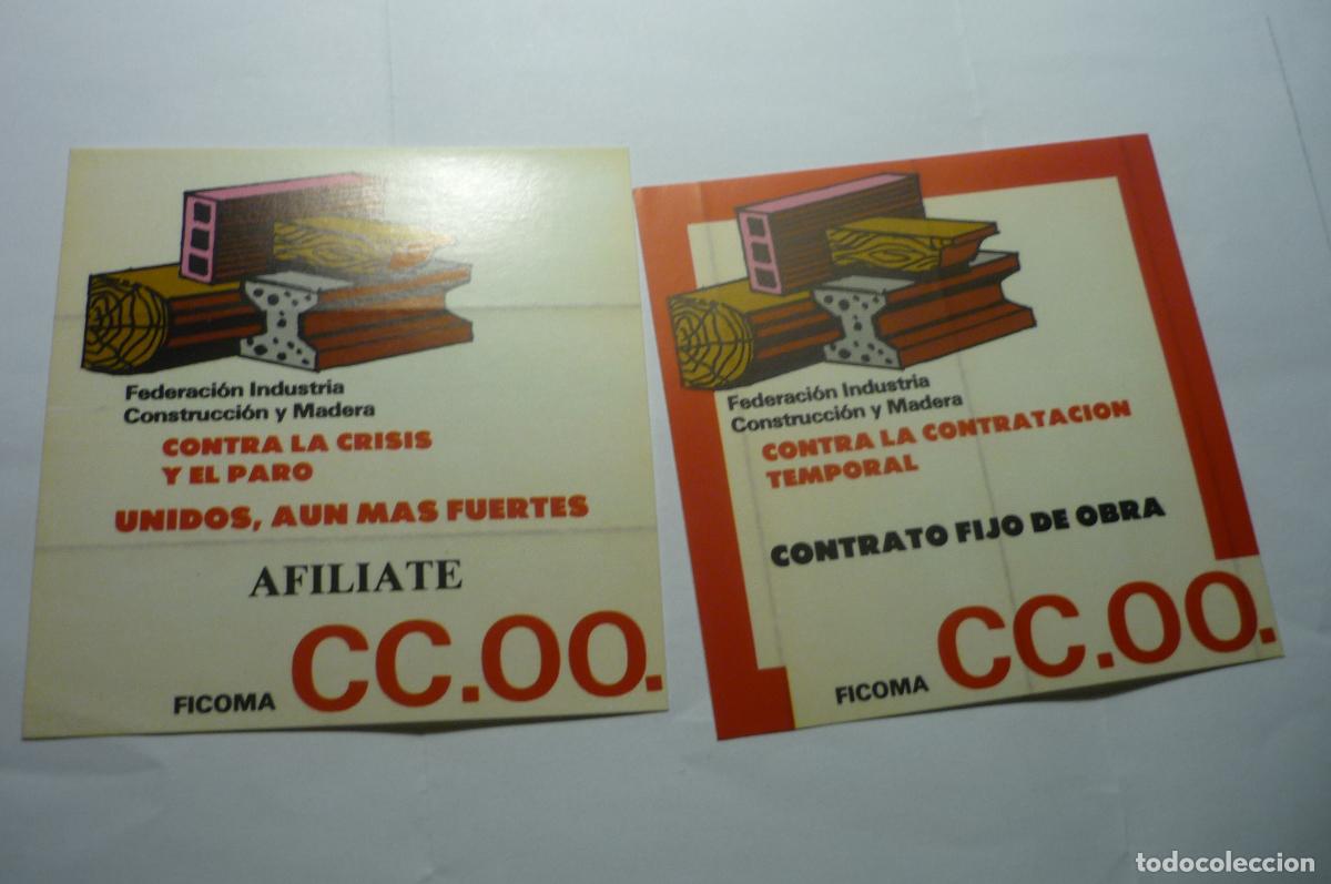 Adesivi di collezione: lote pegatinas sindicato cc.oo.