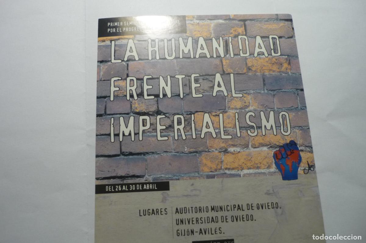 Pegatinas de colecci&oacute;n: pegatina frente al imperialismo oviedo