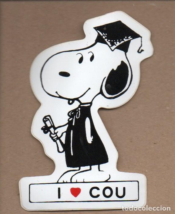 Adesivi di collezione: ANTIGUA PEGATINA DE SNOOPY - I COU. 11 X 7 CM. SIN PEGAR.