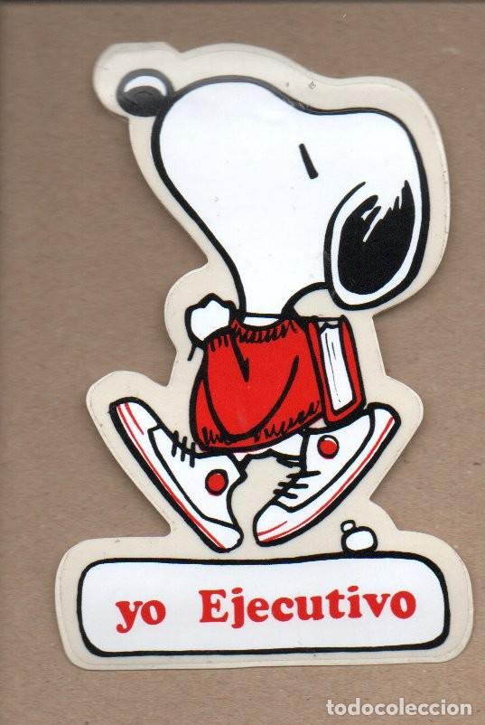 Adesivi di collezione: ANTIGUA PEGATINA DE SNOOPY - YO EJECUTIVO. 12 X 7,8 CM. SIN PEGAR.