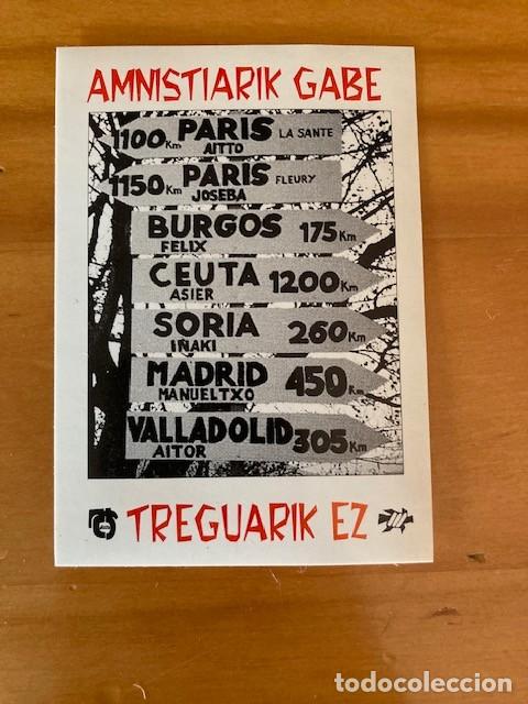 Adesivi di collezione: PEGATINA AMINISTIARIK GABE TREGUARIK EZ