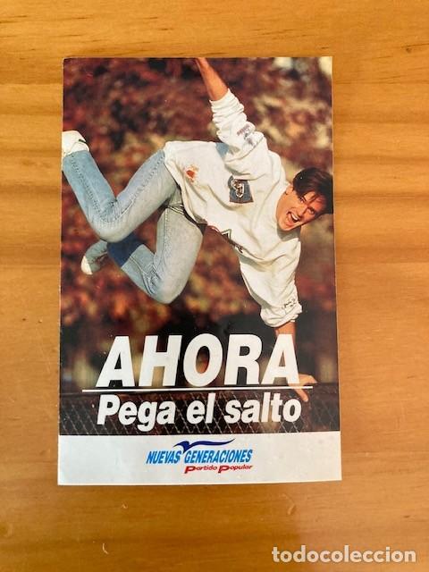 Collection stickers: Pegatina Adhesivo Pol&iacute;tico - PP -Partido Popular - Nuevas Generaciones - Ahora Pega el Salto