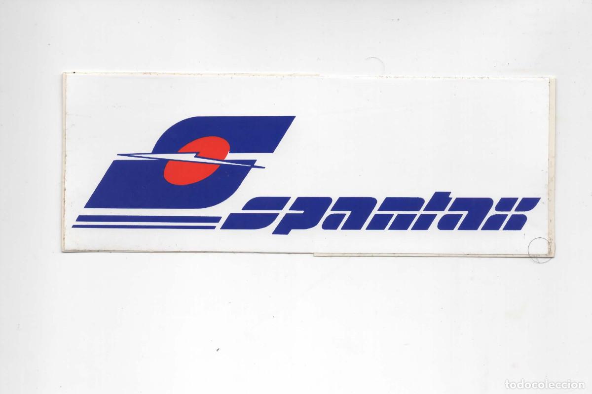 Pegatinas de colecci&oacute;n: Pegatina compa&ntilde;&iacute;a Spantax a&ntilde;os 80