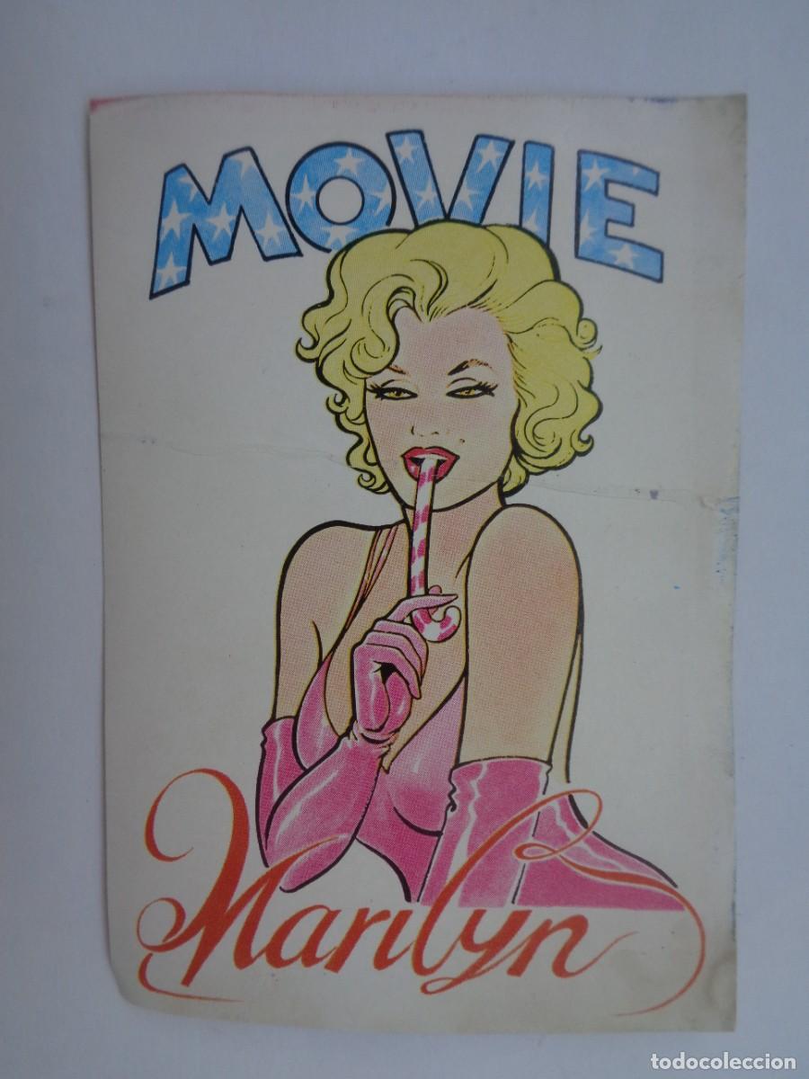 Sammlung von Aufklebern: PEGATINA COLECCION FANTASTICKERS : MOVIE , MARILYN . DE PANINI , A&Ntilde;OS 80