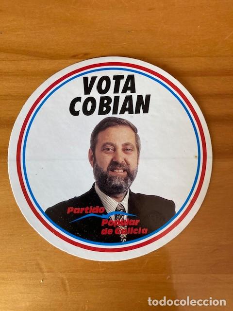 Pegatinas de colecci&oacute;n: Pegatina vota Cobian Partido Popular de Galicia