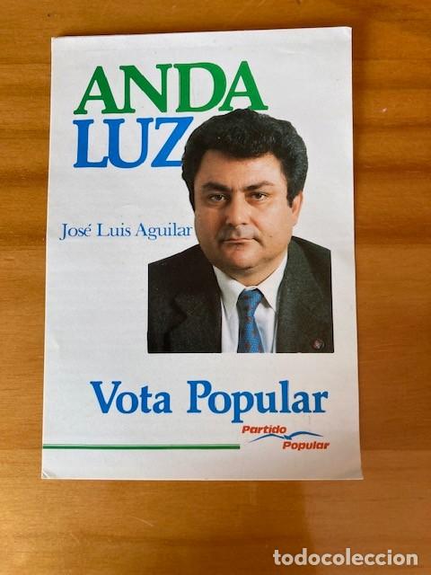 Pegatinas de colecci&oacute;n: Pegatina Anda Luz Jos&eacute; Luis Aguilar Partido Popular
