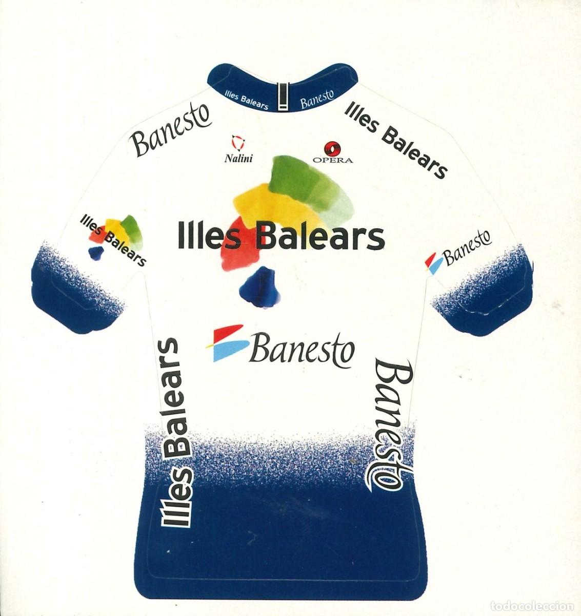 Pegatinas de colecci&oacute;n: PEGATINA - ADHESIVO - BANCOS - BANESTO - ILLES BALEARS - CICLISMO
