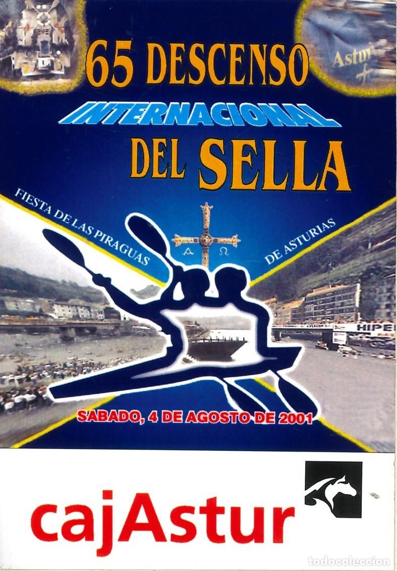 Pegatinas de colecci&oacute;n: PEGATINA - ADHESIVO - BANCOS - CAJASTUR - 65 DESCENSO INTERNACIONAL DEL SELLA - A&Ntilde;O 2001
