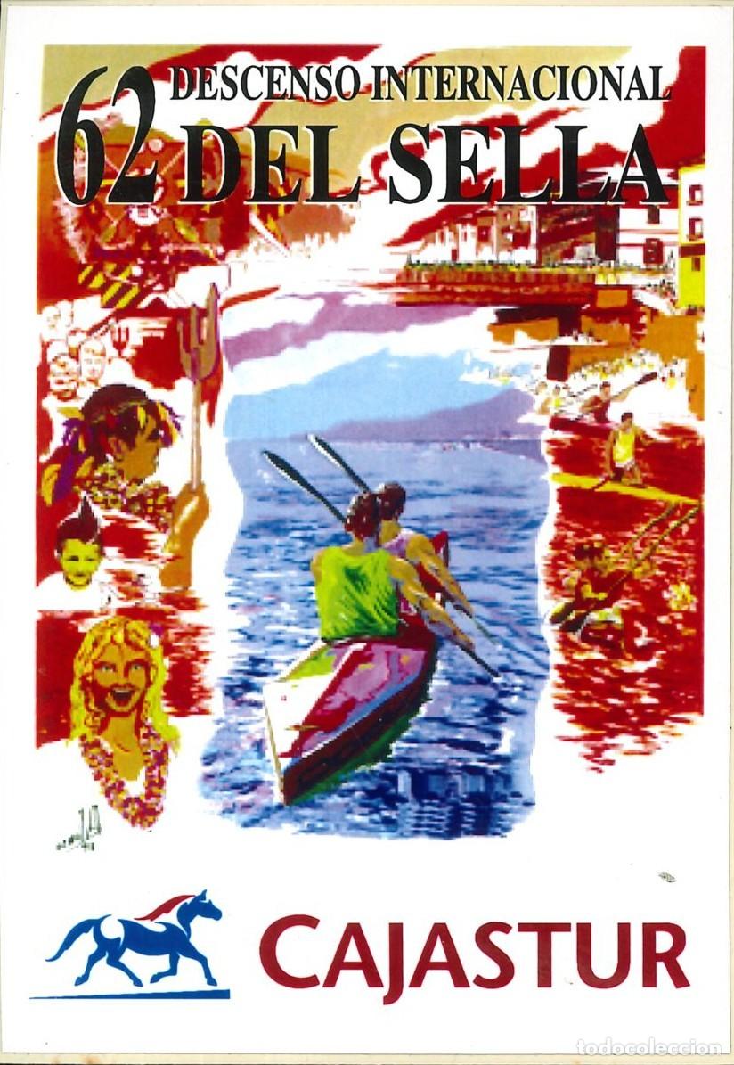 Pegatinas de colecci&oacute;n: PEGATINA - ADHESIVO - BANCOS - CAJASTUR - 62 DESCENSO INTERNACIONAL DEL SELLA - A&Ntilde;O 1998