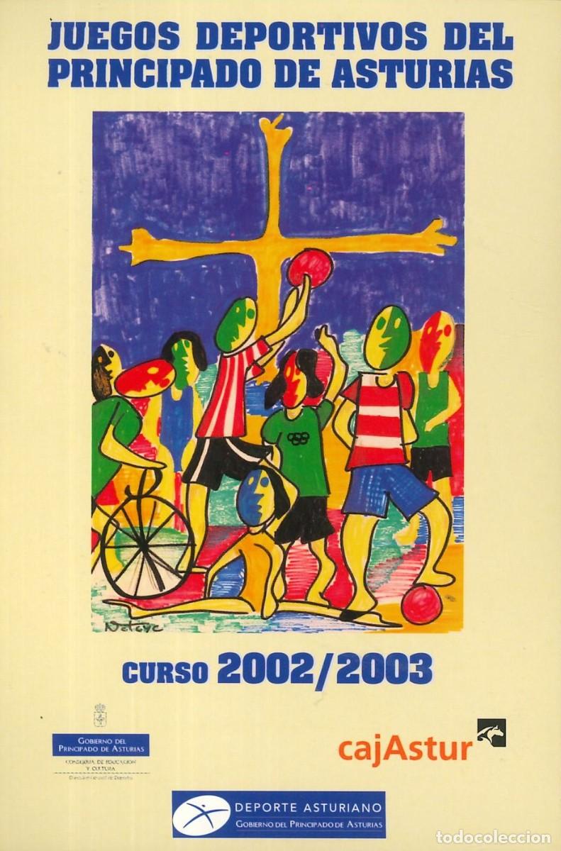 Pegatinas de colecci&oacute;n: PEGATINA - ADHESIVO - BANCOS - CAJASTUR - JUEGOS DEPORTIVOS PRINCIPADO ASTURIAS - CURSO 2002-2003