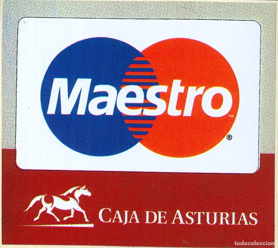 Pegatinas de colecci&oacute;n: PEGATINA - ADHESIVO - BANCOS - CAJA DE ASTURIAS - MAESTRO