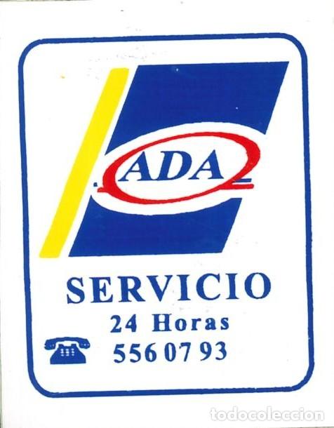 Pegatinas de colecci&oacute;n: PEGATINA - ADHESIVO - SEGUROS - ADA - SERVICIO 24 HORAS