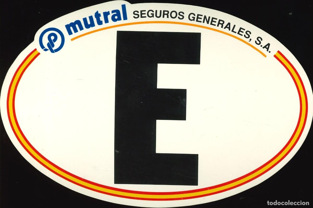 Pegatinas de colecci&oacute;n: PEGATINA - ADHESIVO - SEGUROS - MITRAL - SEGUROS GENERALES S.A.