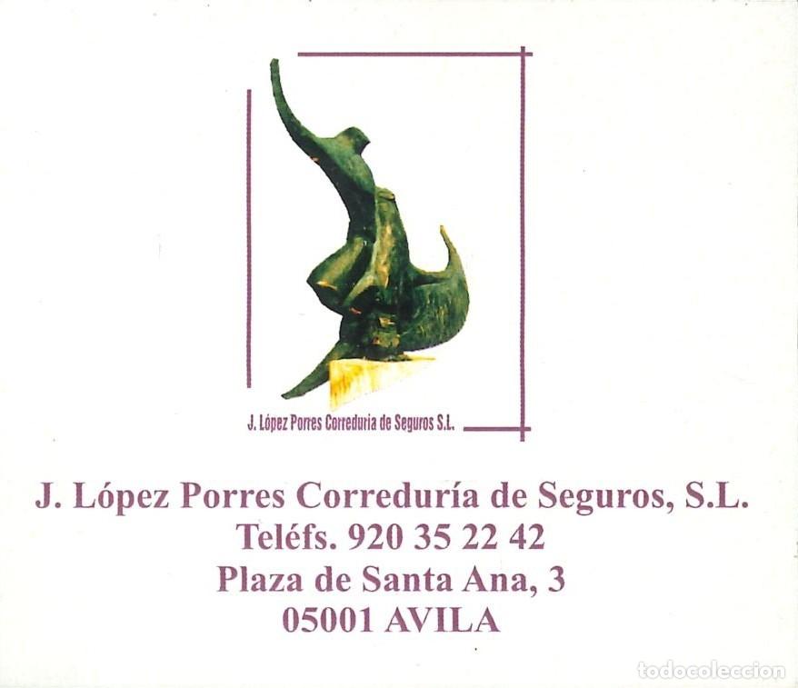 Pegatinas de colecci&oacute;n: PEGATINA - ADHESIVO - SEGUROS - CORREDURIA J. LOPEZ PORRES (AVILA)