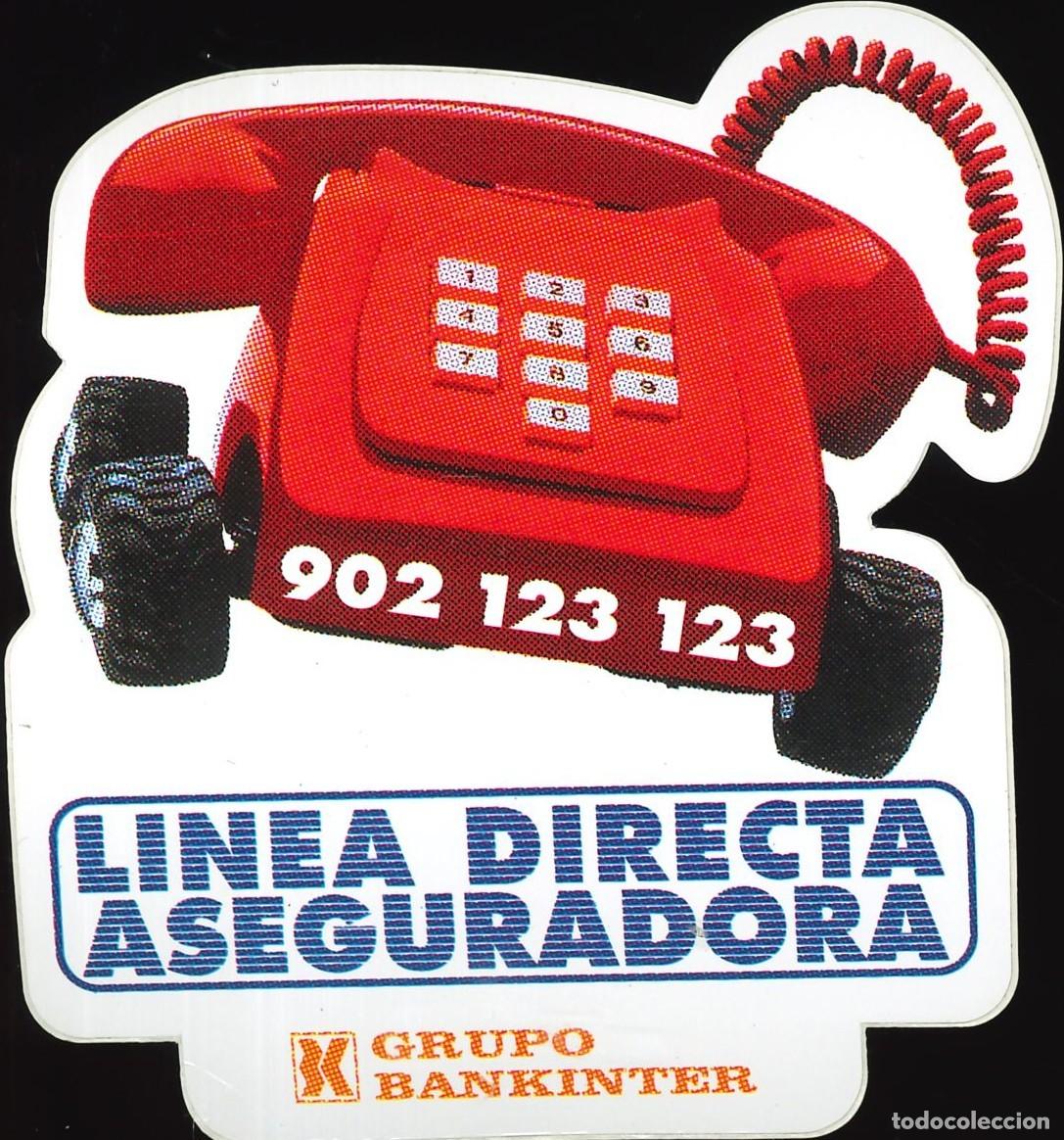 Pegatinas de colecci&oacute;n: PEGATINA - ADHESIVO - SEGUROS - LINEA DIRECT ASEGURADORA - GRUPO BANKINTER