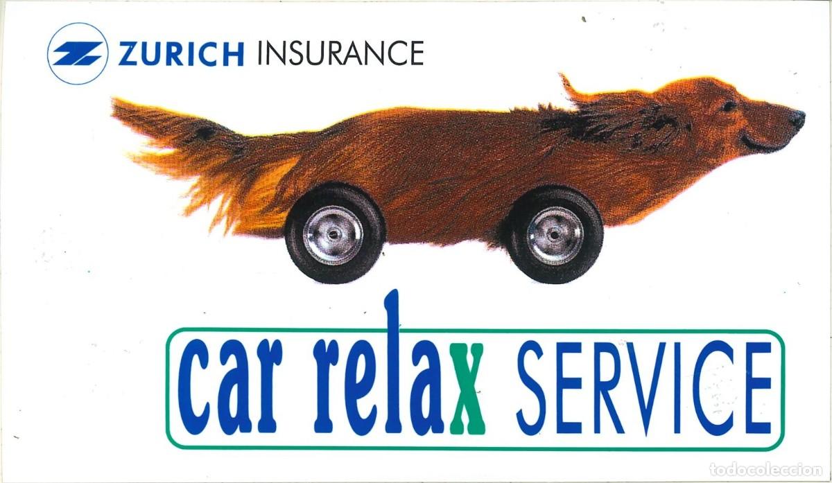 Pegatinas de colecci&oacute;n: PEGATINA - ADHESIVO - SEGUROS - ZURICH INSURANCE - CAR RELAX SERVICE