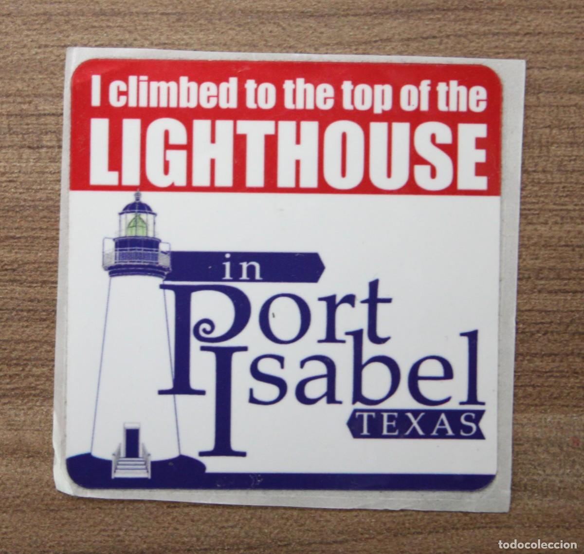 Pegatinas de colecci&oacute;n: Pegatina Faro de Port Isabel, Texas - Lugar para ver lanzamientos de SpaceX