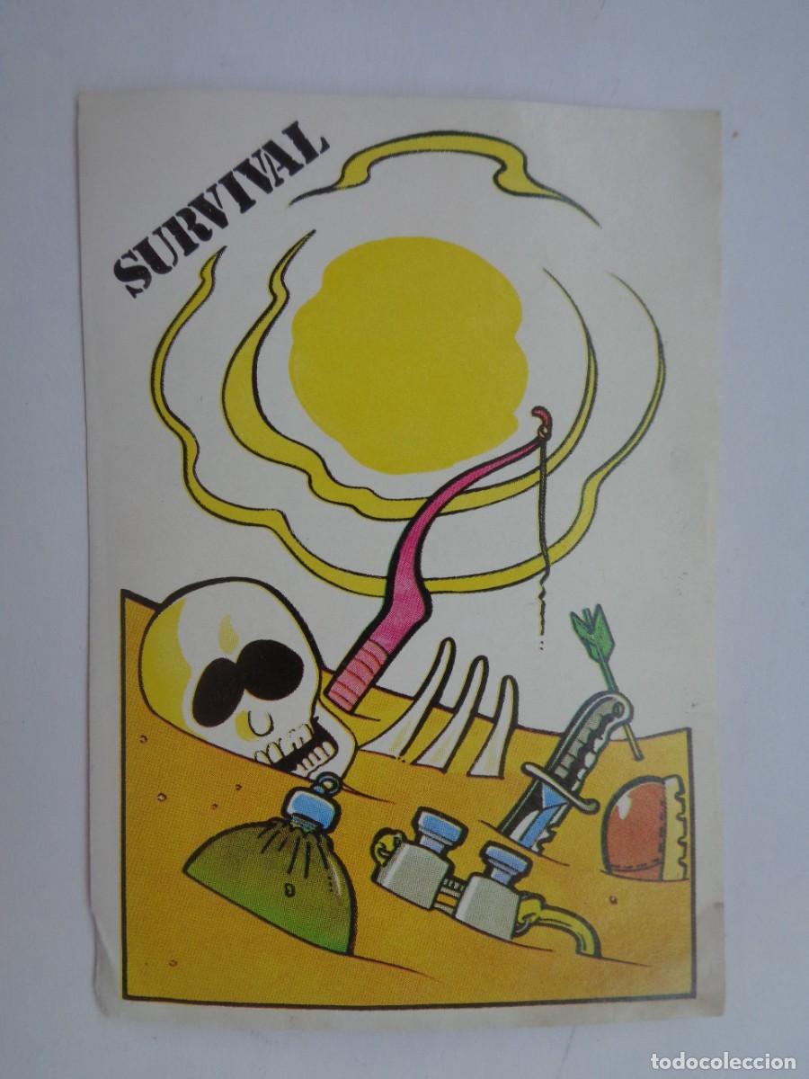 Pegatinas de colecci&oacute;n: PEGATINA DE FANTASTICKERS : SURVIVAL . DE PANINI , A&Ntilde;OS 80