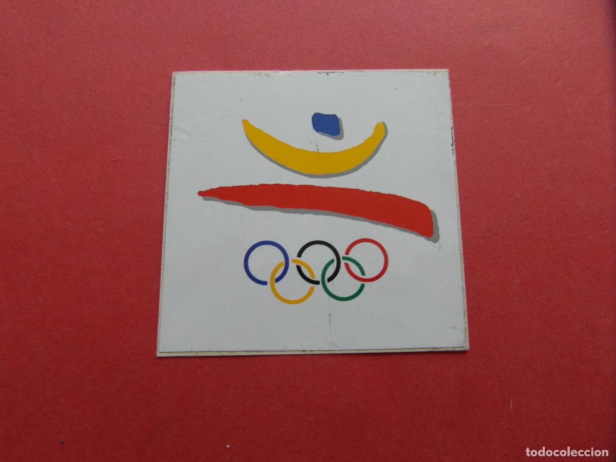 Pegatinas de colecci&oacute;n: PEGATINA ADHESIVO SIN USAR BARCELONA LOGO OLIMPIADAS 1992