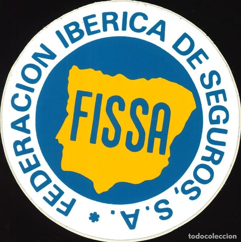 Pegatinas de colecci&oacute;n: PEGATINA - ADHESIVO - SEGUROS - FISSA - FEDERACION IBERICA DE SEGUROS