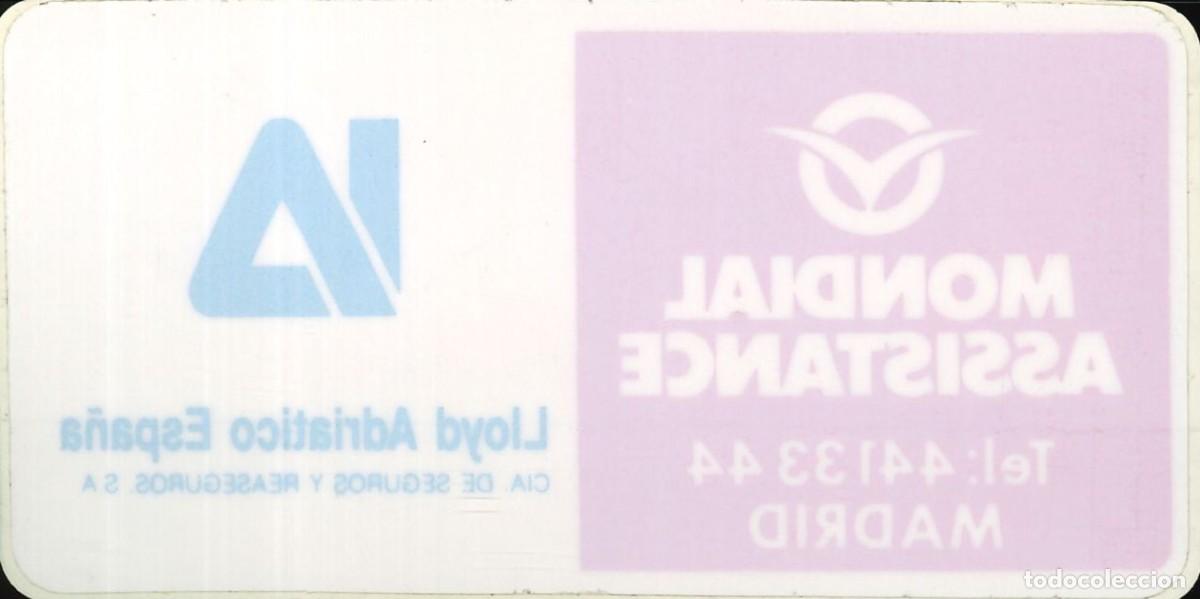 Pegatinas de colecci&oacute;n: PEGATINA - ADHESIVO - SEGUROS - LLOYD ADRIATICO - CRISTAL