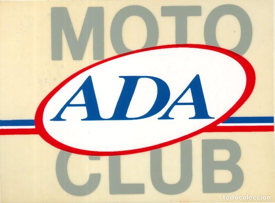 Pegatinas de colecci&oacute;n: PEGATINA - ADHESIVO - SEGUROS - MOTO ADA CLUB