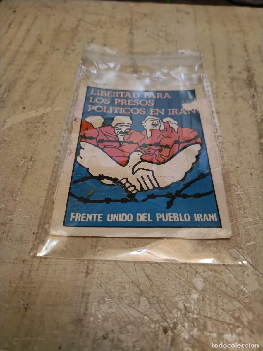 Collection stickers: PEGATINA ADHESIVO POL&Iacute;TICA A&Ntilde;OS 70-80 DESPEGADA