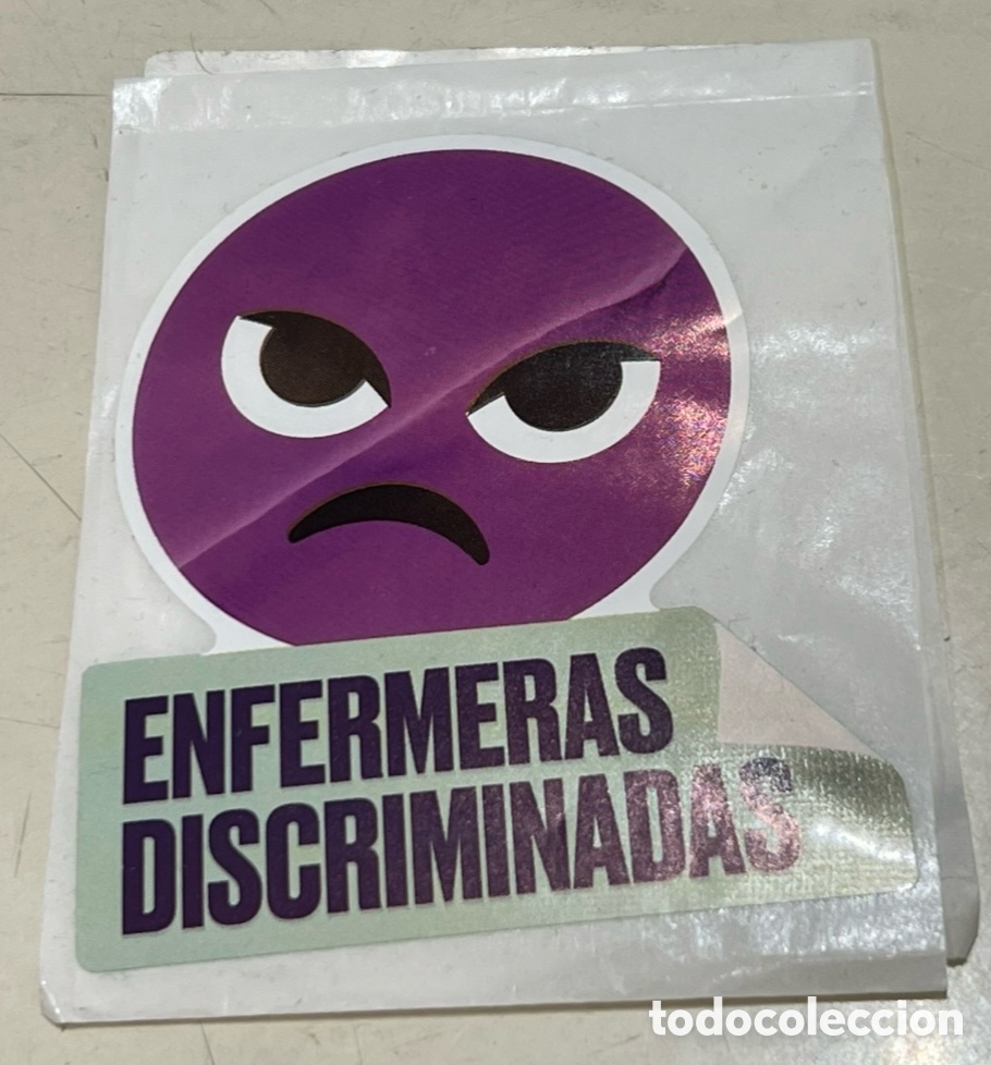 Pegatinas de colecci&oacute;n: Pegatina. Enfermera Discriminada.