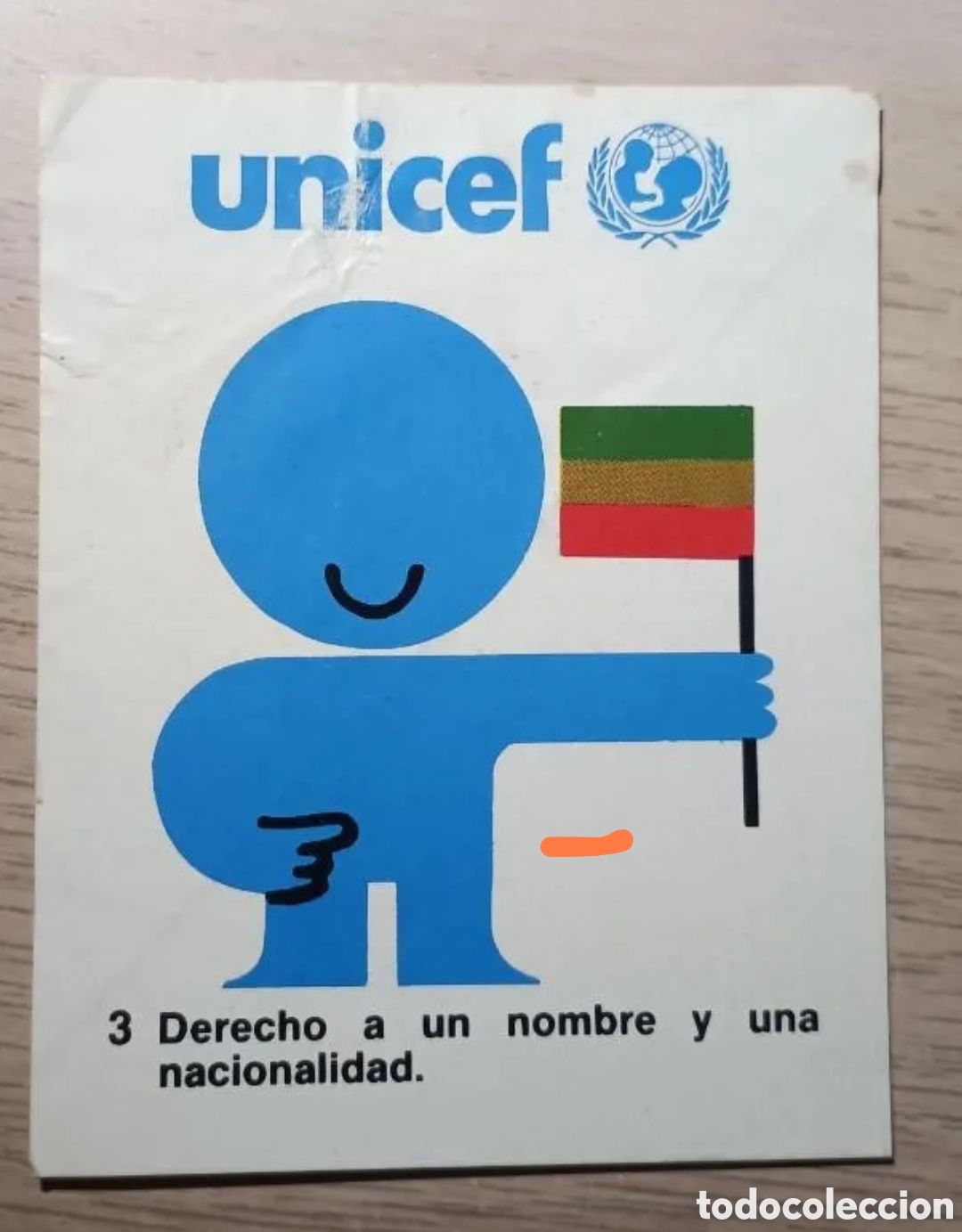 Pegatinas de colecci&oacute;n: Pegatina Adhesivo UnicefPegatina Adhesivo UNICEF. Medidas: 6'5 X 8 cm.