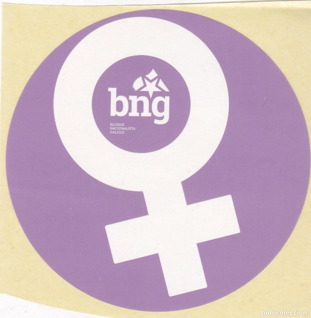 Pegatinas de colecci&oacute;n: PEGATINA BNG. BLOQUE NACIONALISTA GALEGO. MULLER (GALICIA)