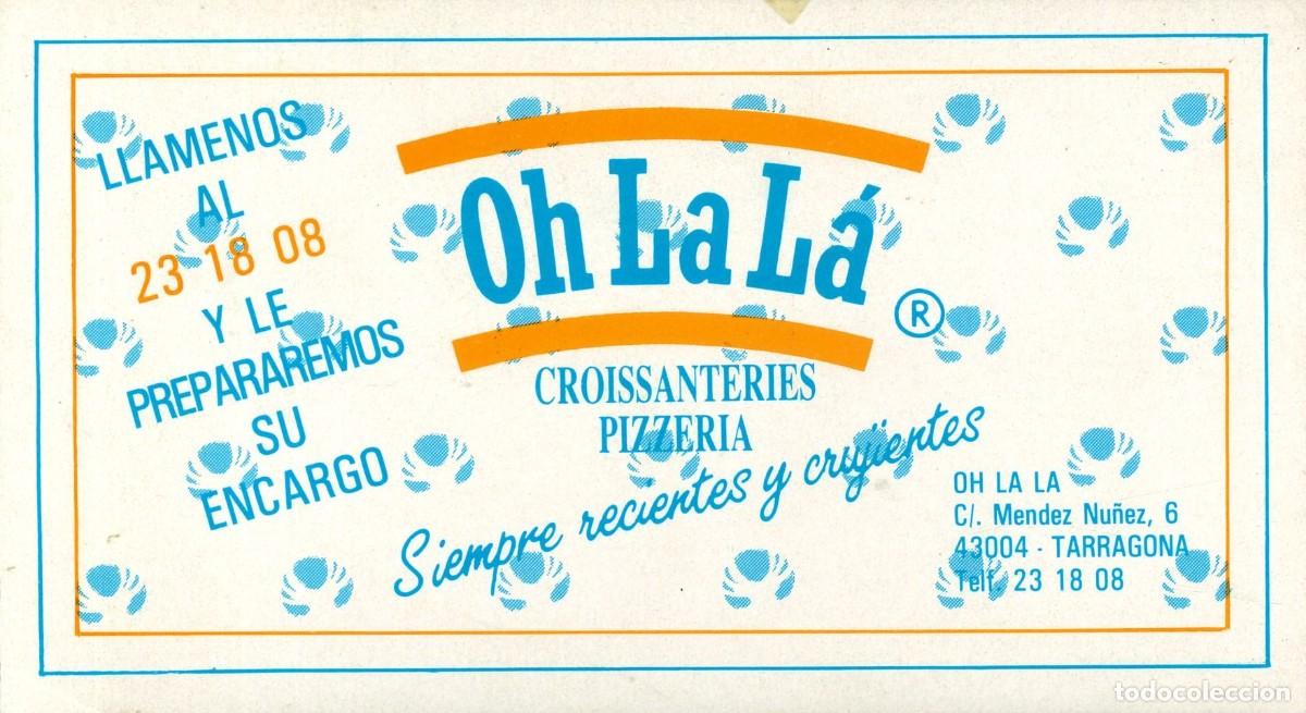 Pegatinas de colecci&oacute;n: PEGATINA - ADHESIVO - RESTAURACION - CROISSANTERIES PIZZERIA OH LA LA (TARRAGONA)