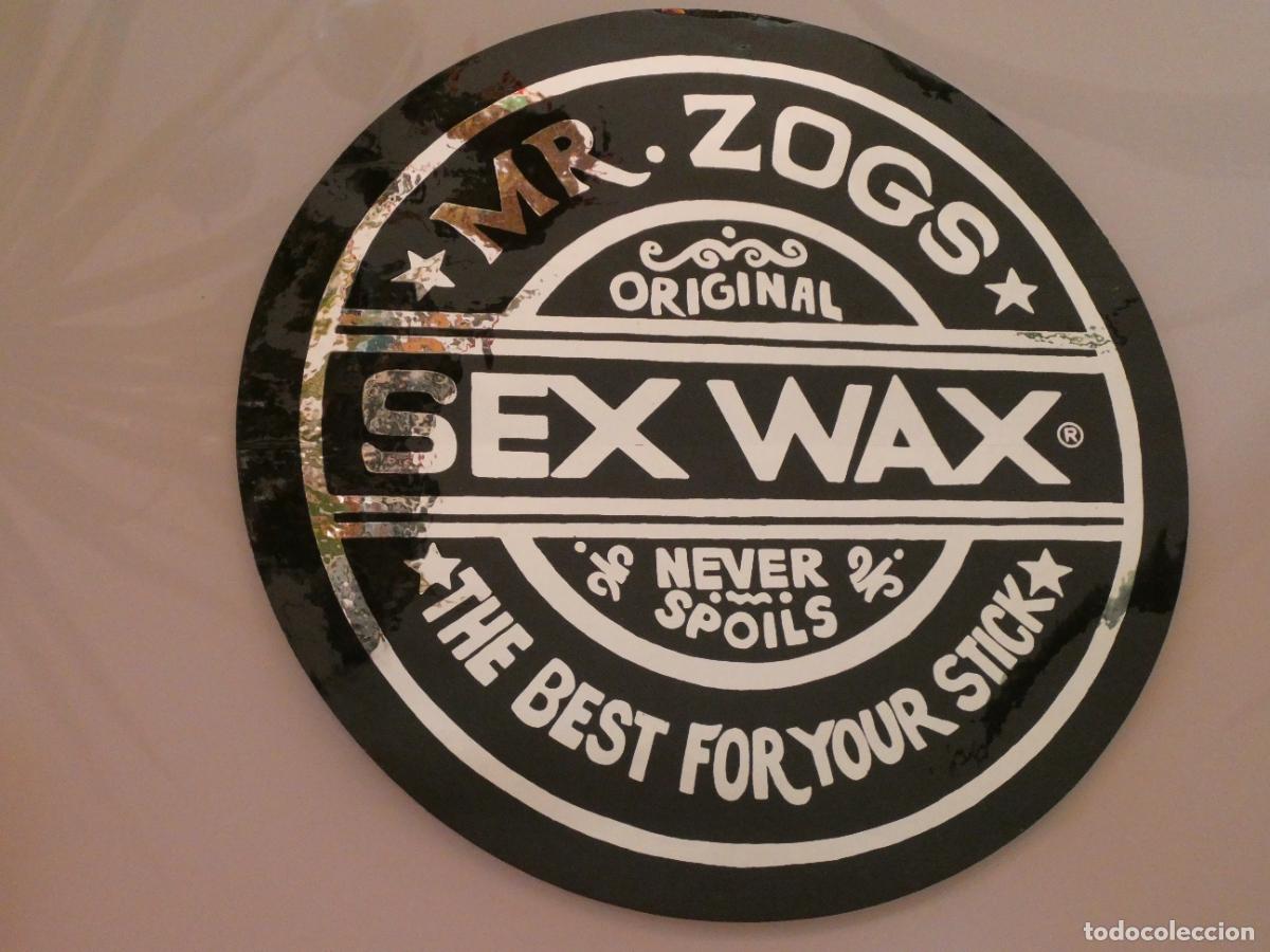 Adesivi di collezione: PEGATINA DE MARCAS DE ROPA SURF SURFEROS SURFING. GIGANTE. PARAFINA TABLAS MR ZOGS SEX WAX