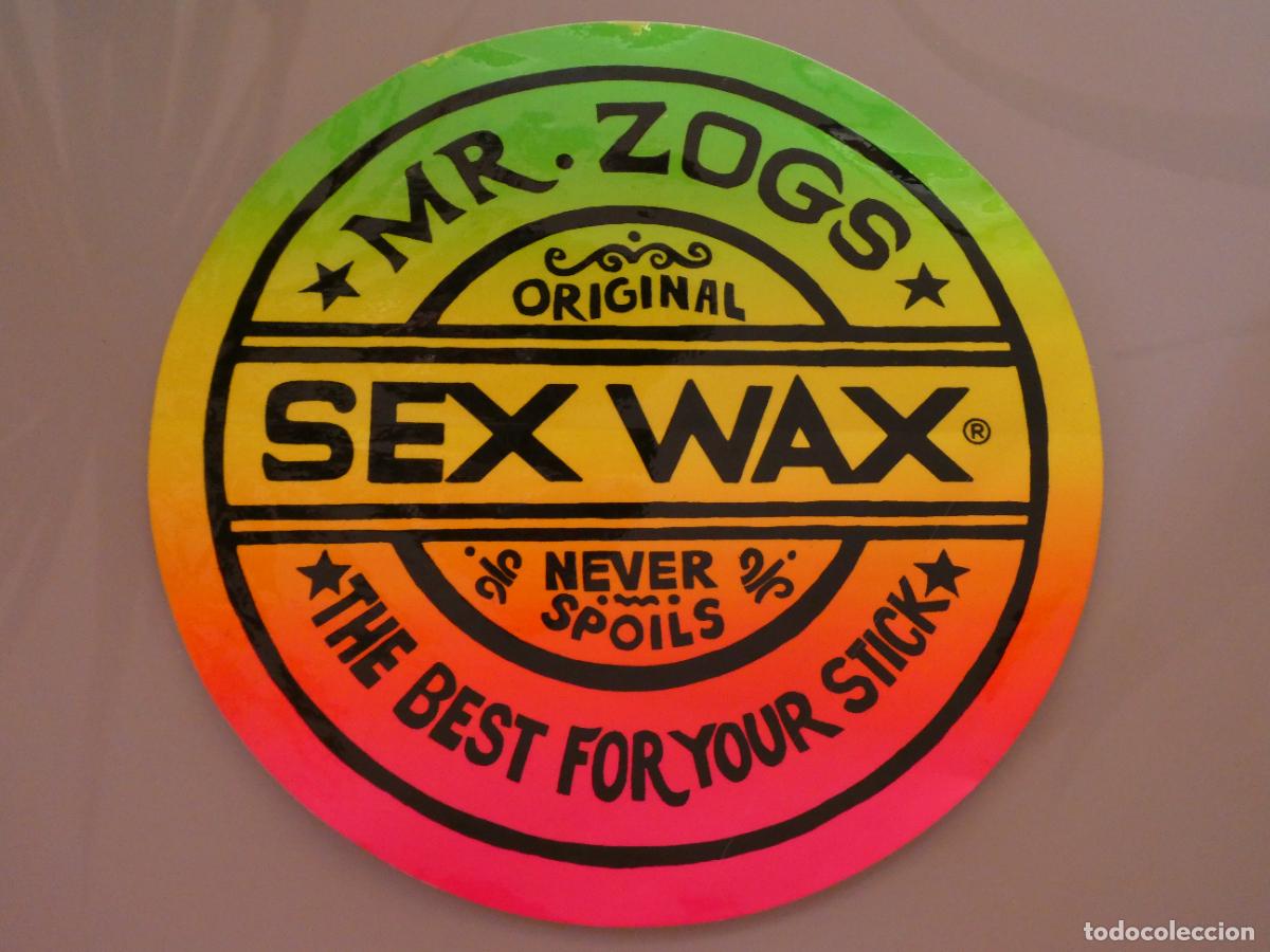 Adesivi di collezione: PEGATINA DE MARCAS DE ROPA SURF SURFEROS SURFING. GIGANTE. PARAFINA TABLAS MR ZOGS SEX WAX